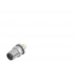 86 1031 1100 00008 M12-A male panel mount connector